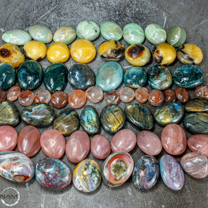 Tumbled Stones – 3 kg Auswahl aus hochwertigen Mineralien
