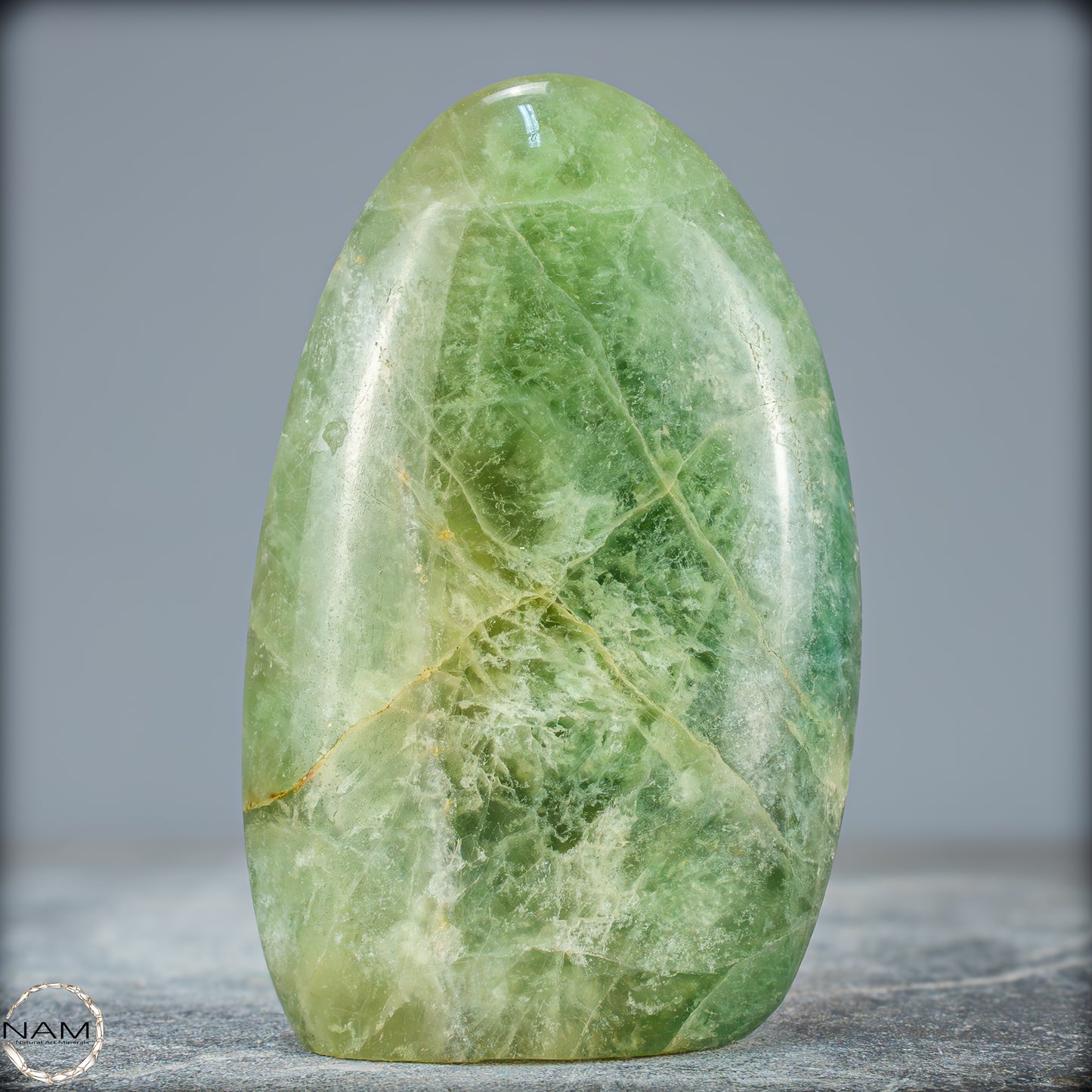 Natürliche Grüne Fluorit-Kristall Freiform - 744,15g