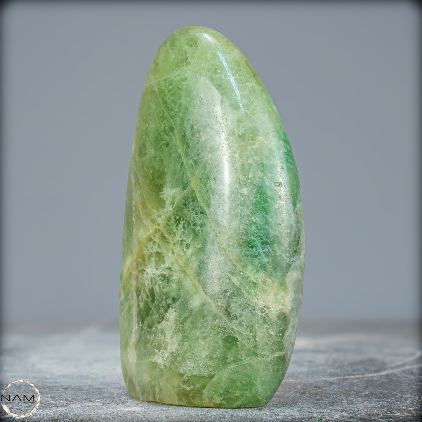 Natürliche Grüne Fluorit-Kristall Freiform - 744,15g