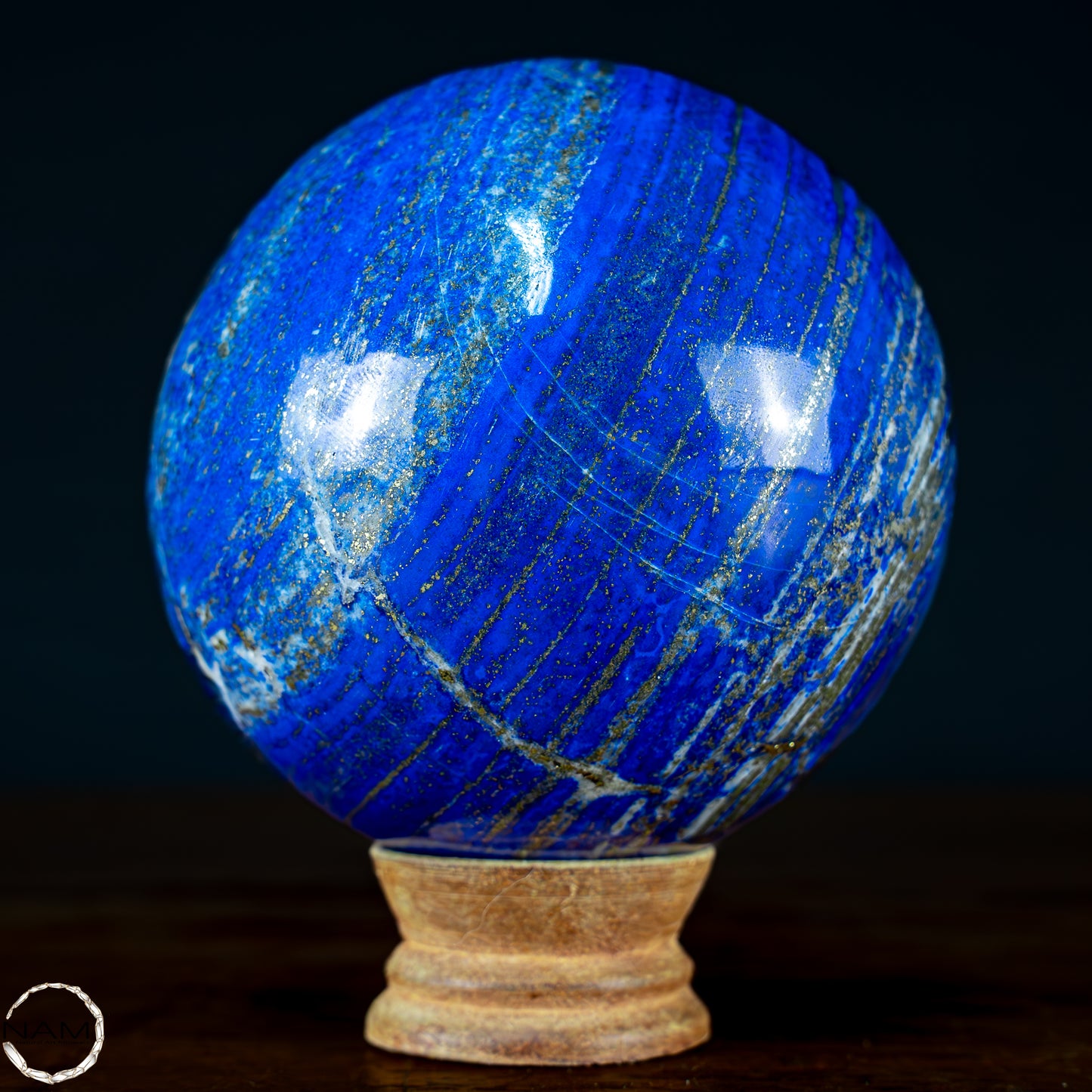 Natürliche Lapislazuli-Kristall-Kugel - 1663,35g - 105mm