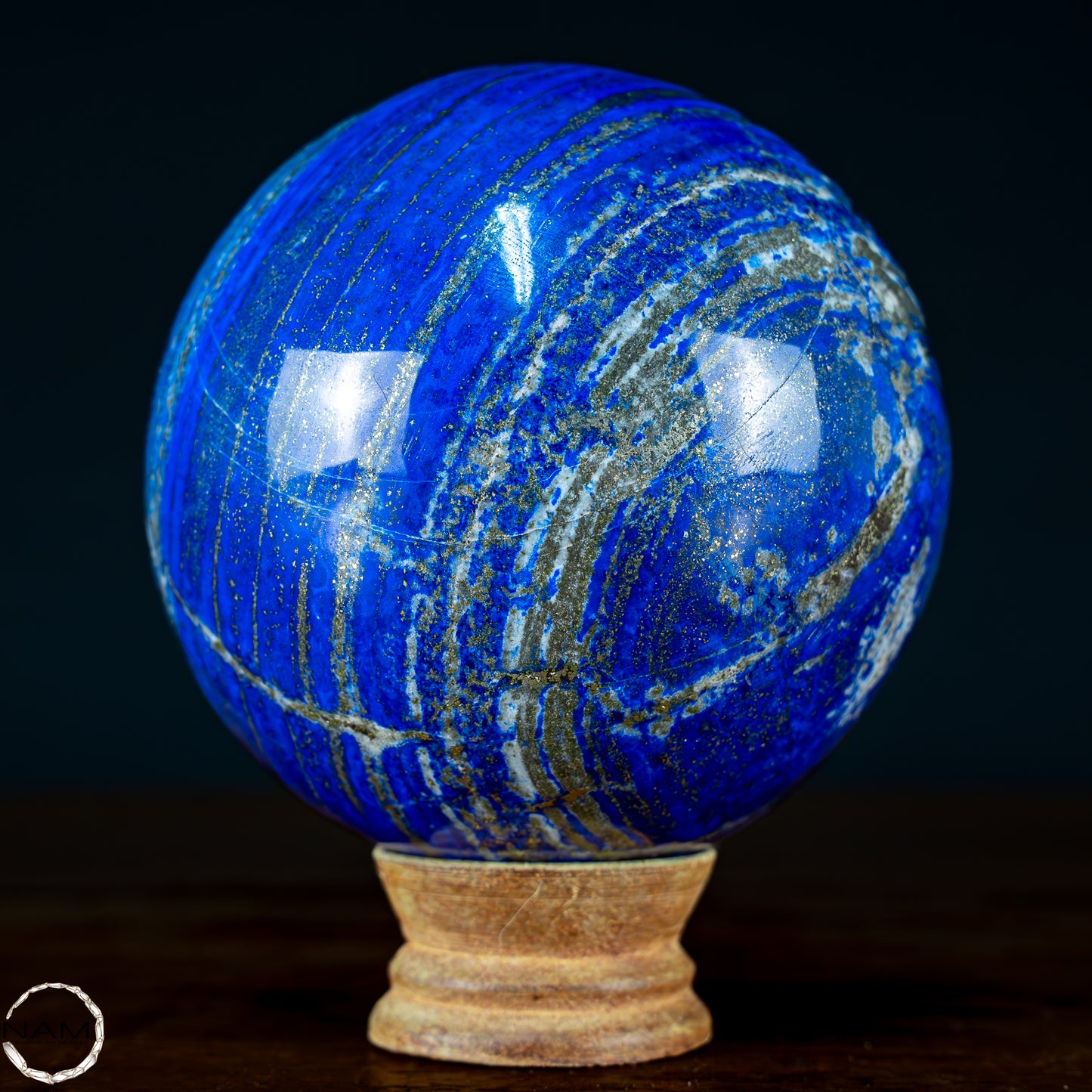 Natürliche Lapislazuli-Kristall-Kugel - 1663,35g - 105mm