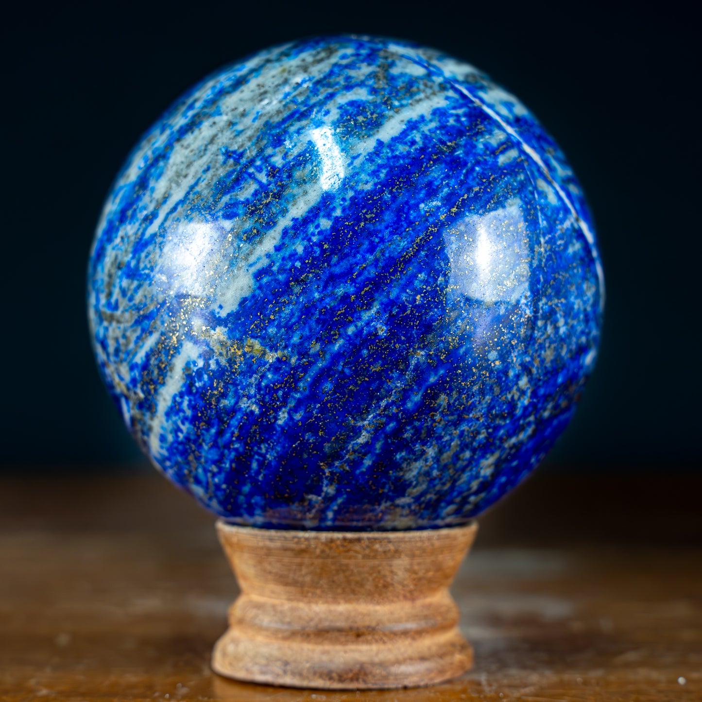 Natürliche Lapislazuli-Kristall-Kugel  - 956,82g - 84mm