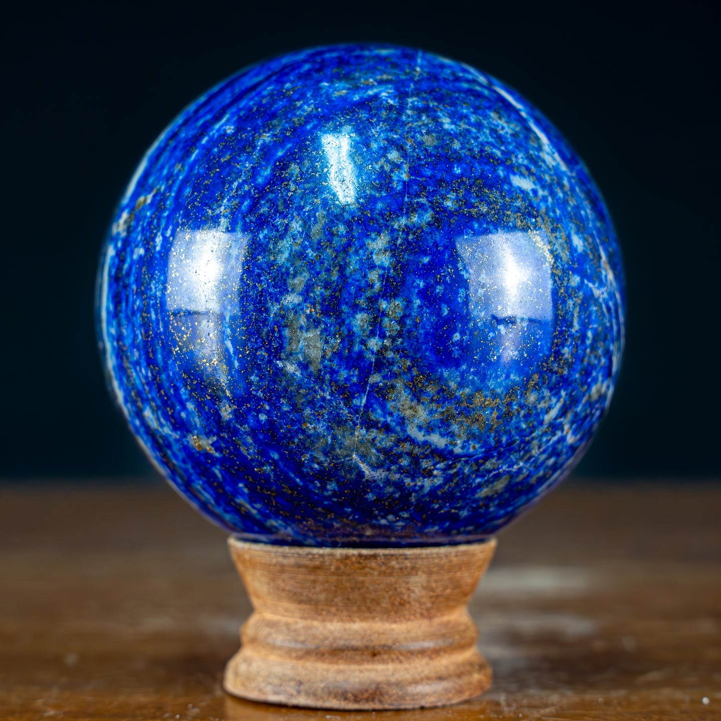 Natürliche Lapislazuli-Kristall-Kugel  - 956,82g - 84mm