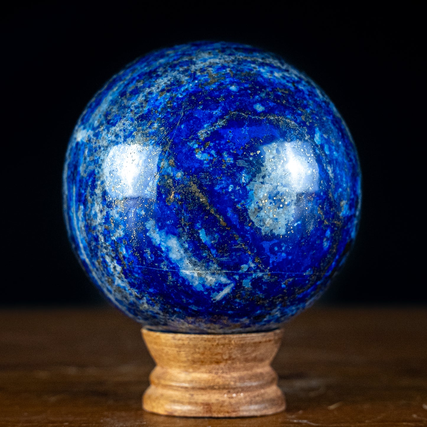 Natürliche Große Königsblaue Lapislazuli-Kugel - 1200,42g - 92mm