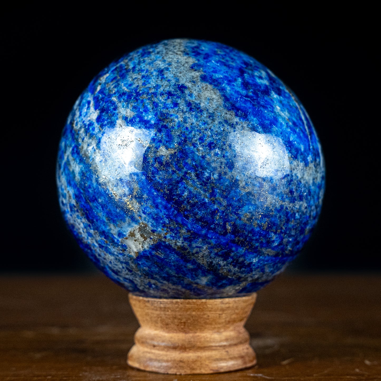 Natürliche Große Königsblaue Lapislazuli-Kugel - 1200,42g - 92mm