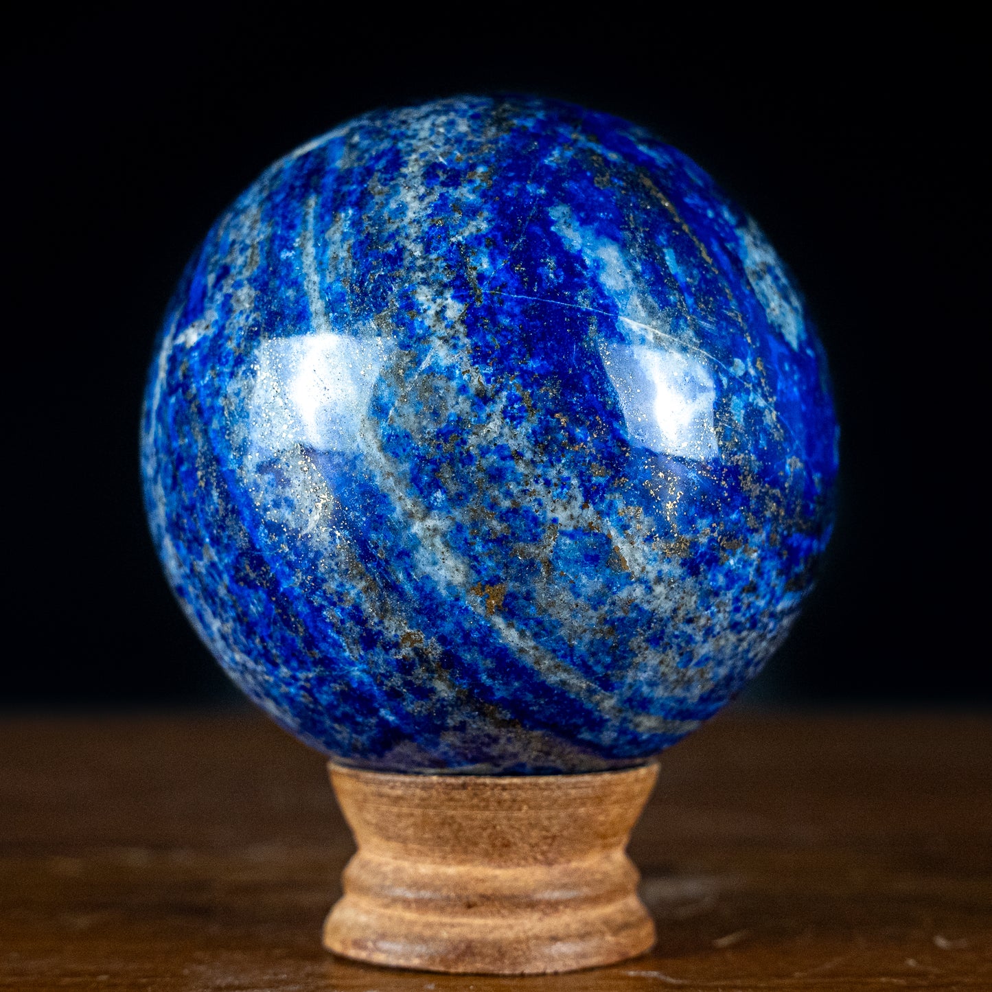 Natürliche Große Königsblaue Lapislazuli-Kugel - 1200,42g - 92mm