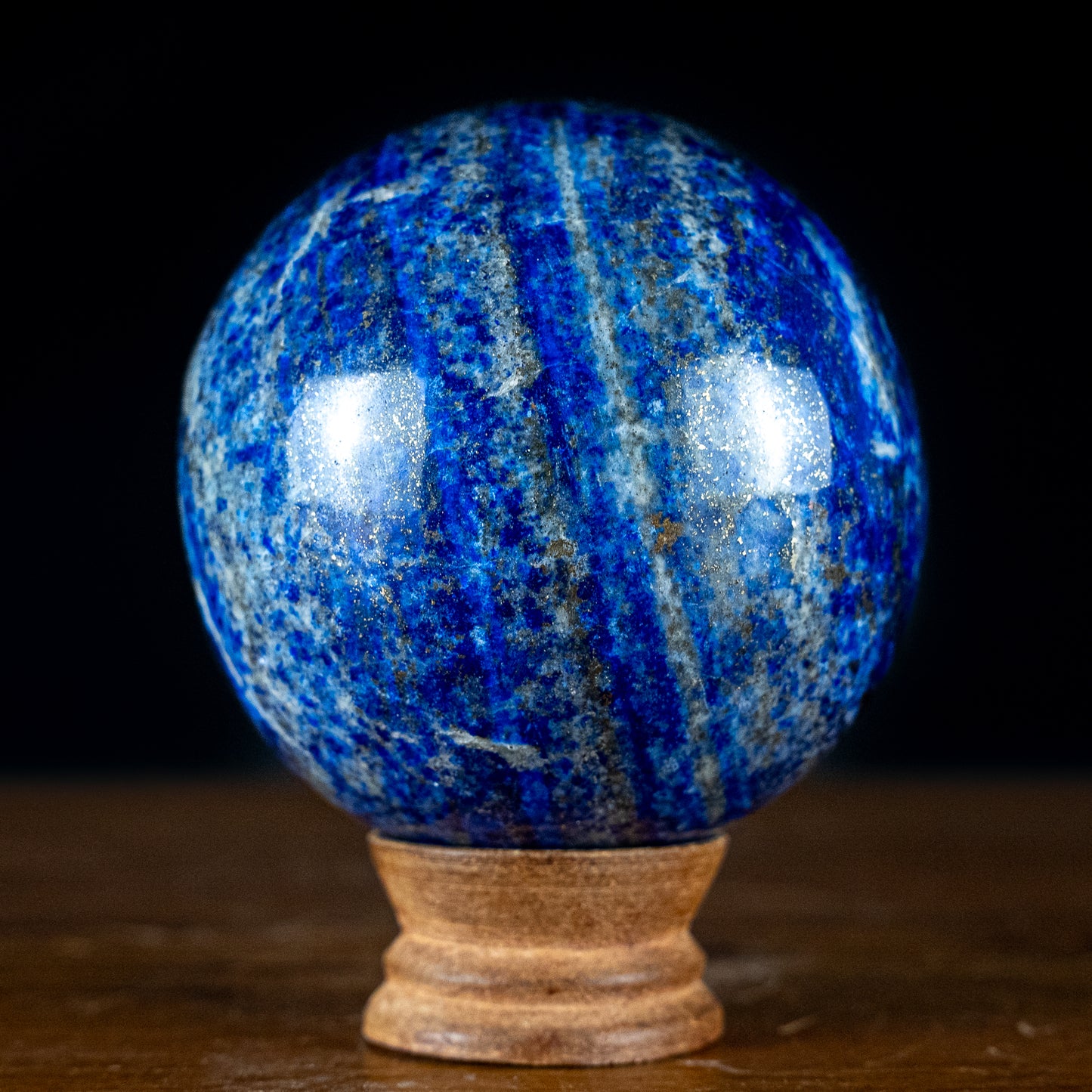 Natürliche Große Königsblaue Lapislazuli-Kugel - 1200,42g - 92mm