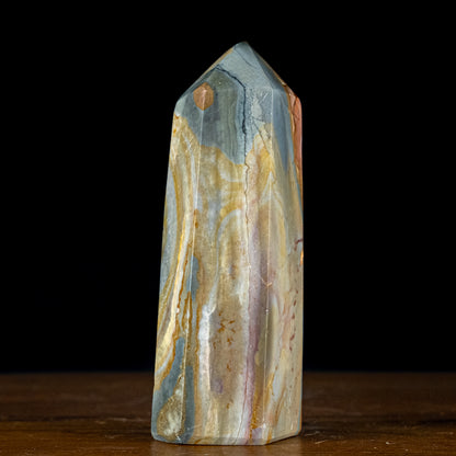 Polychromer Jaspis Obelisk - 893,05g - 180x66x50 mm