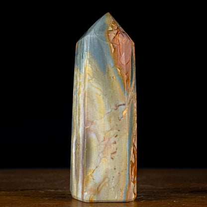 Polychromer Jaspis Obelisk - 893,05g - 180x66x50 mm