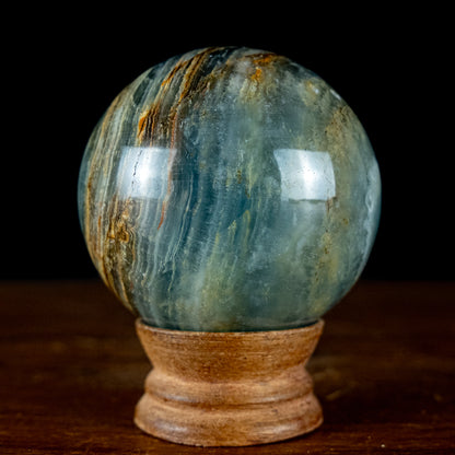 Seltene Natürlich Blaue-Onyx Kugel, Argentinien - 464,84g - 69,45mm