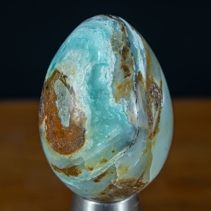 Natürliches Blau-Grünes Opal Ei - 96,77g