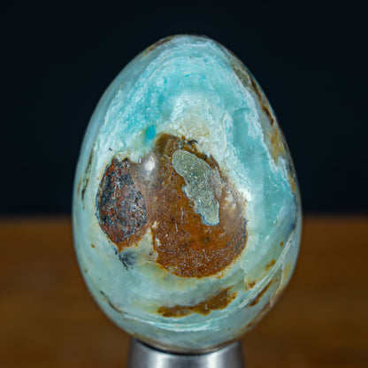 Natürliches Blau-Grünes Opal Ei - 96,77g