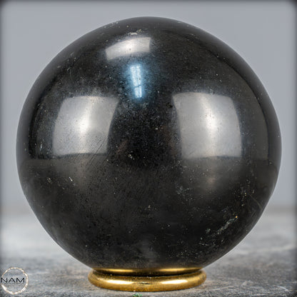 Schwarze Tourmalin-Kristall Kugel aus Brasilien - 1189,35g - 93mm