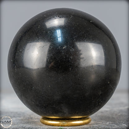 Schwarze Tourmalin-Kristall Kugel aus Brasilien - 1189,35g - 93mm