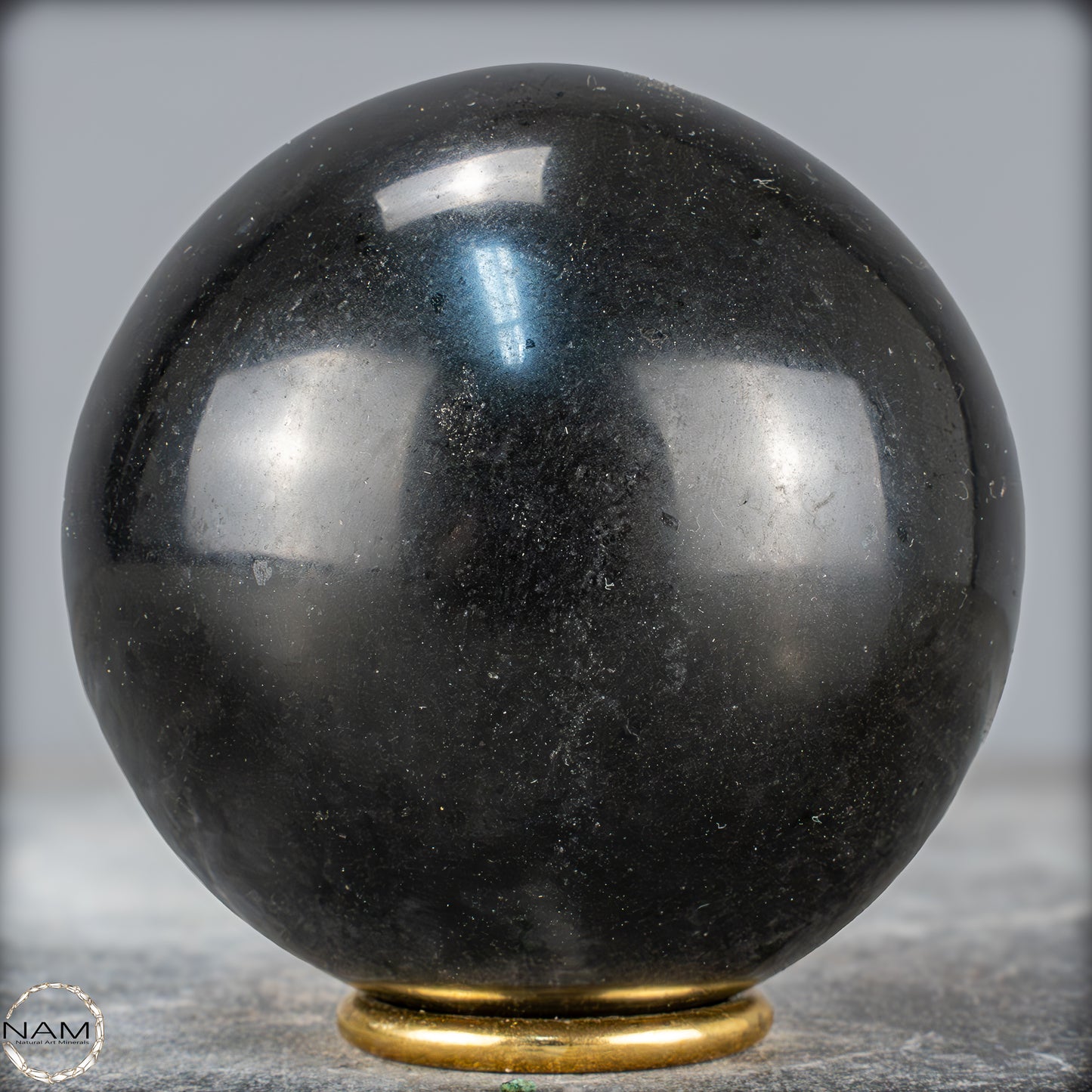 Schwarze Tourmalin-Kristall Kugel aus Brasilien - 1189,35g - 93mm