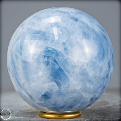 Natürliche Blaue Calcit-Kristall Kugel - 1665,08g - 108mm