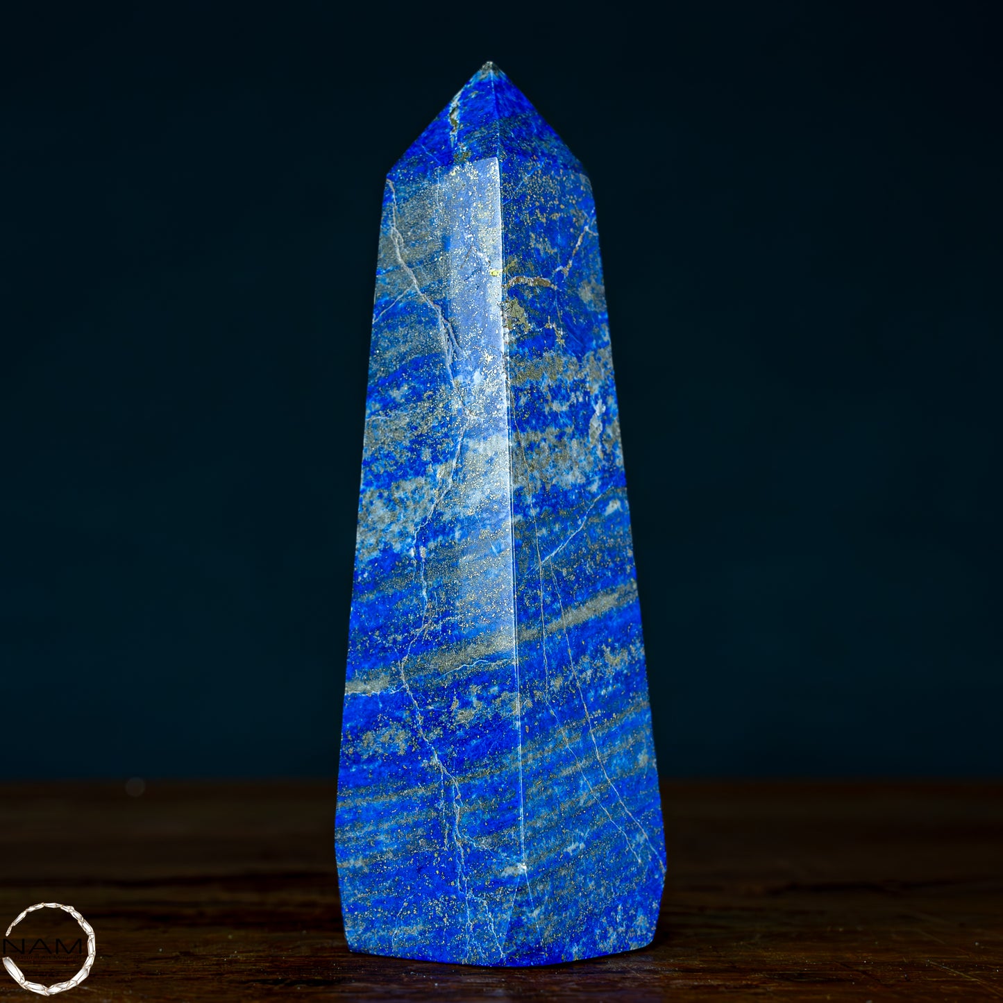 Natürlicher Königsblauer Lapislazuli Kristall-Obelisk, Spitzenqualität - 564,93g