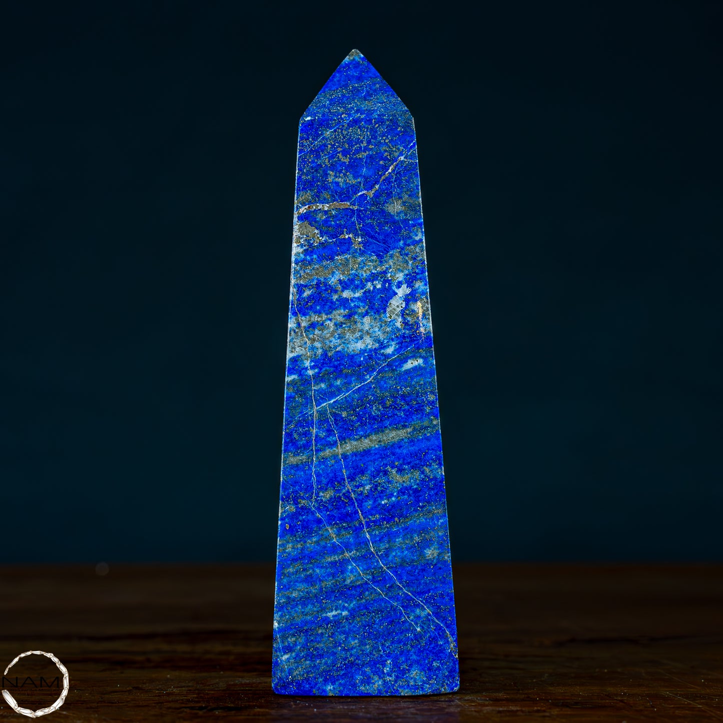 Natürlicher Königsblauer Lapislazuli Kristall-Obelisk, Spitzenqualität - 564,93g