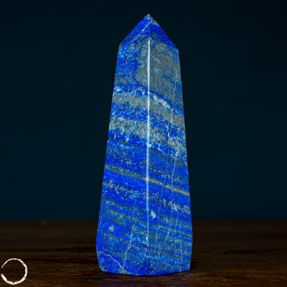 Natürlicher Königsblauer Lapislazuli Kristall-Obelisk, Spitzenqualität - 564,93g