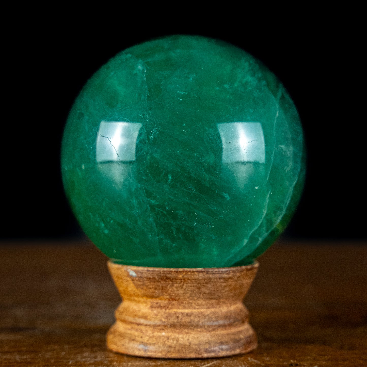 Naturliche Grüne Fluorit Kugel, China - 567,09g - 70mm