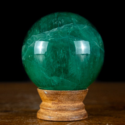 Naturliche Grüne Fluorit Kugel, China - 567,09g - 70mm