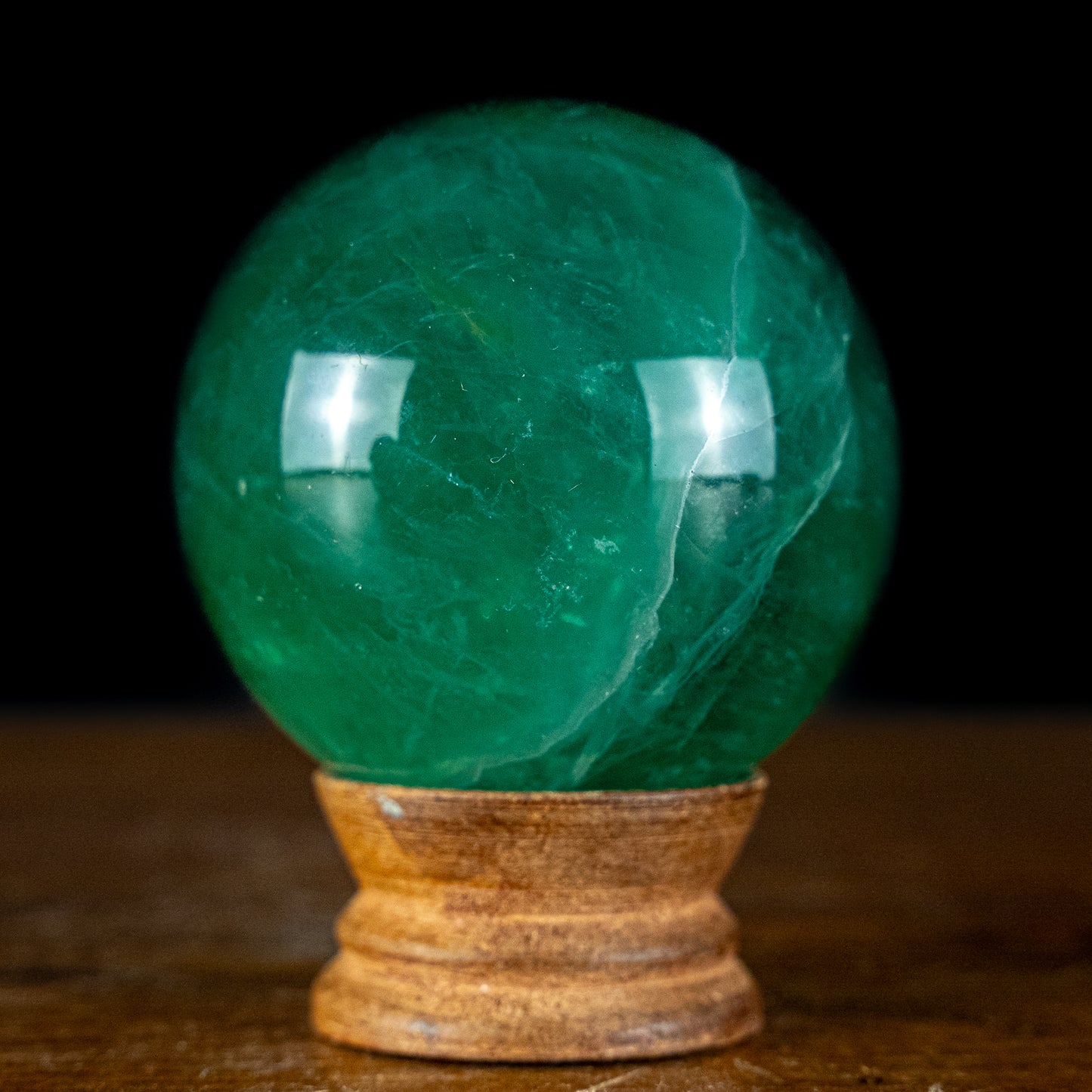 Naturliche Grüne Fluorit Kugel, China - 567,09g - 70mm