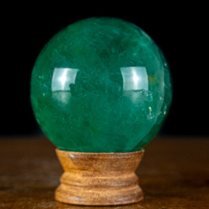 Naturliche Grüne Fluorit Kugel, China - 567,09g - 70mm