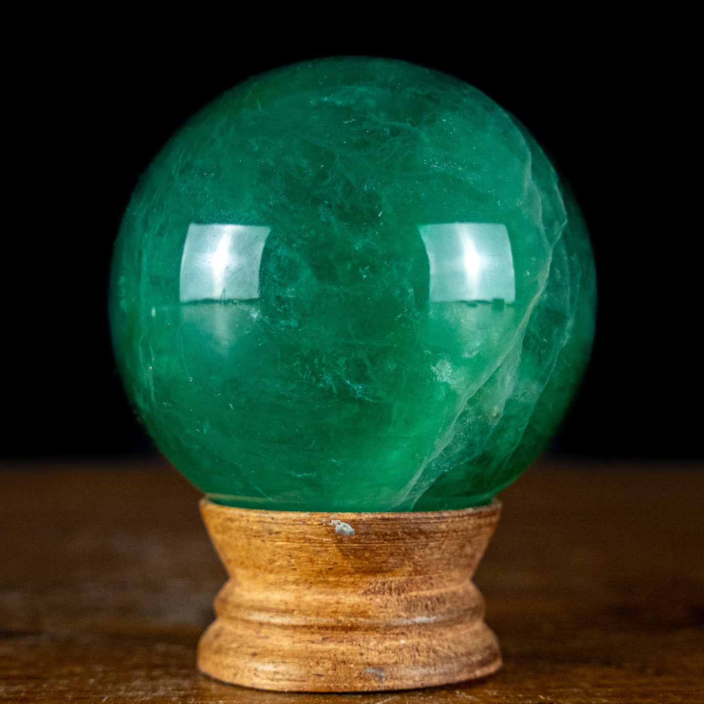 Naturliche Grüne Fluorit Kugel, China - 567,09g - 70mm