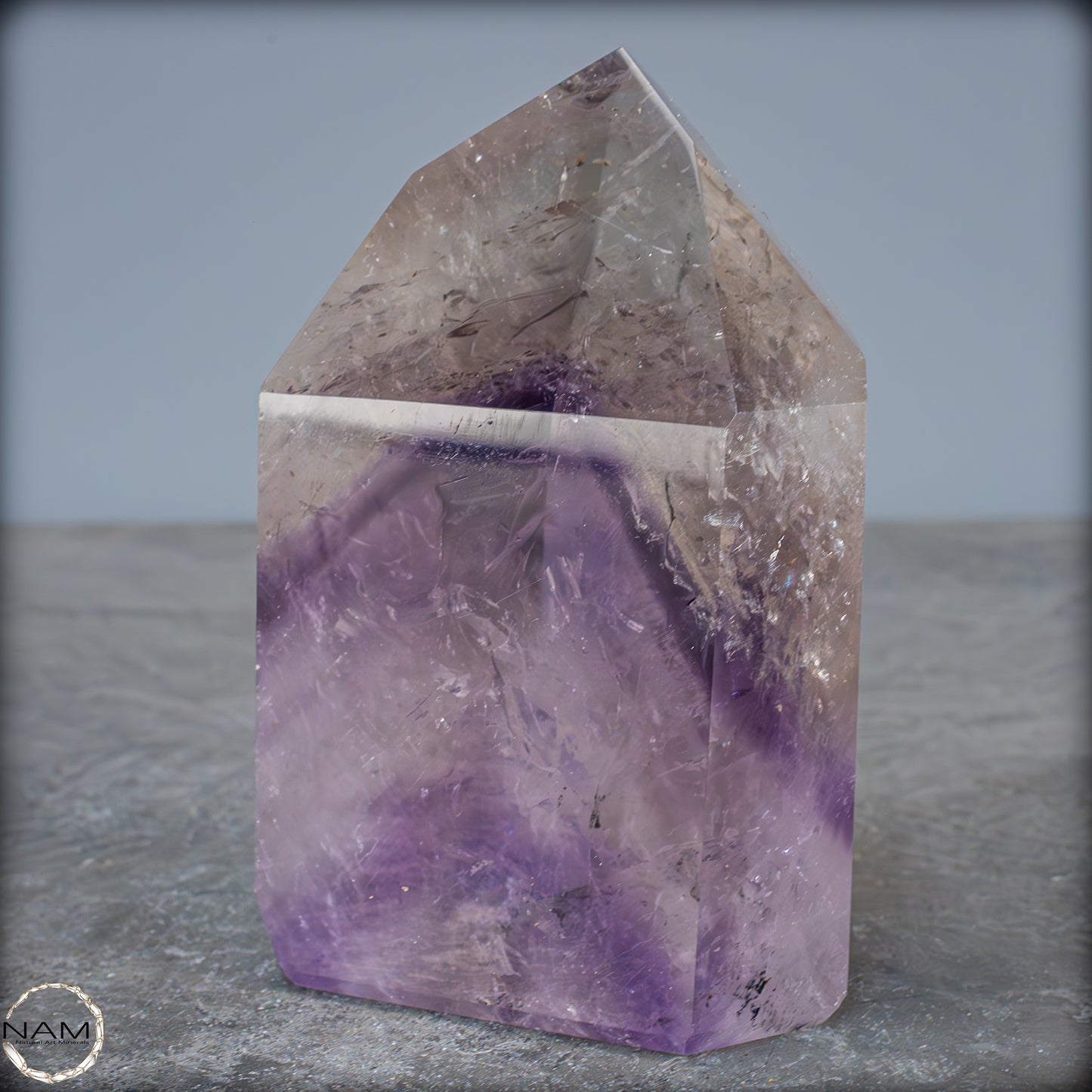 Natürliche, Sehr Seltene Amethyst-Kristall Spitze, Brasilien - 673,35g