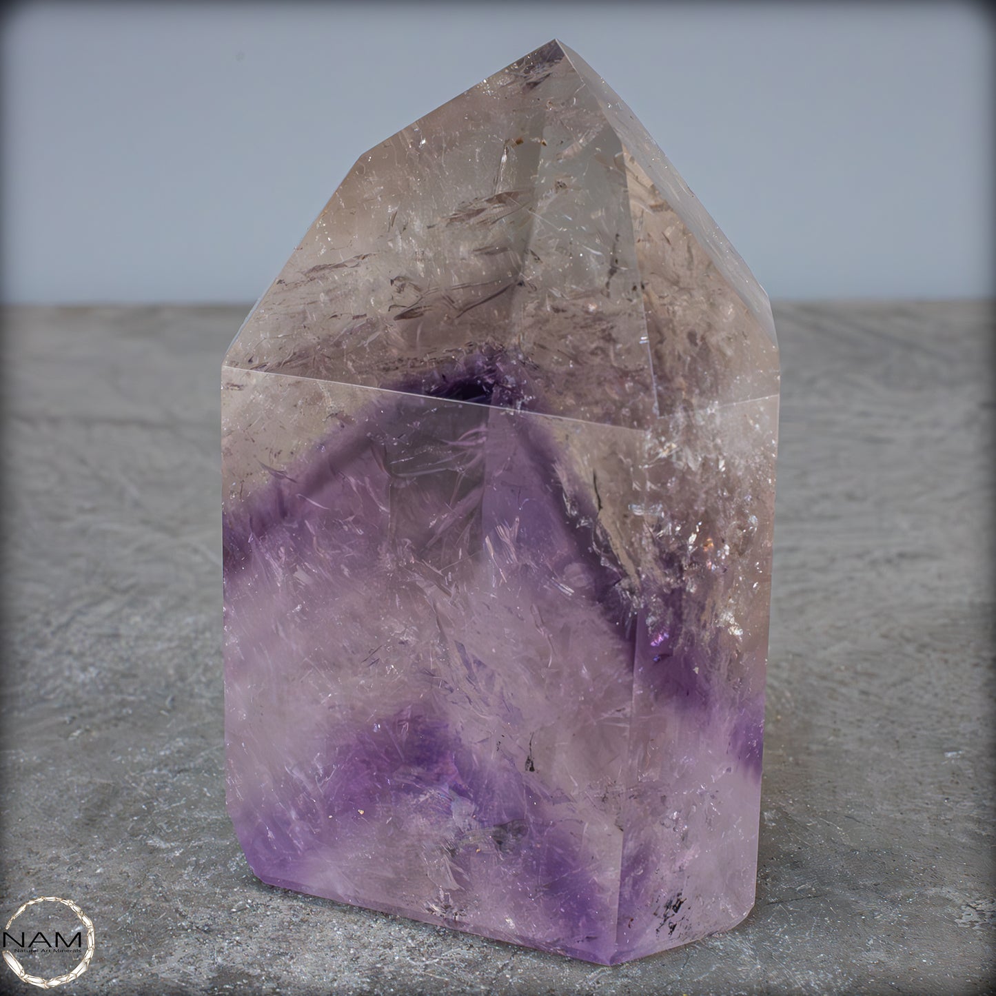 Natürliche, Sehr Seltene Amethyst-Kristall Spitze, Brasilien - 673,35g