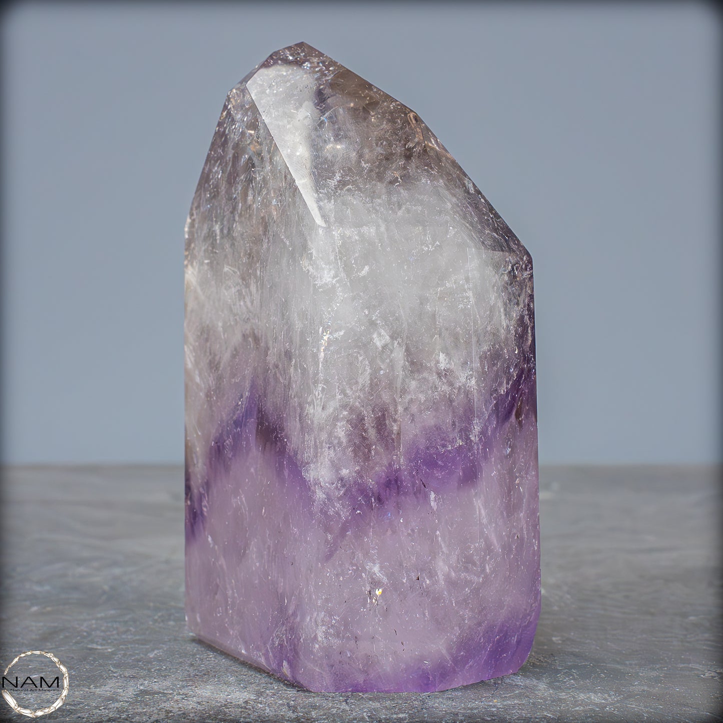 Natürliche, Sehr Seltene Amethyst-Kristall Spitze, Brasilien - 673,35g