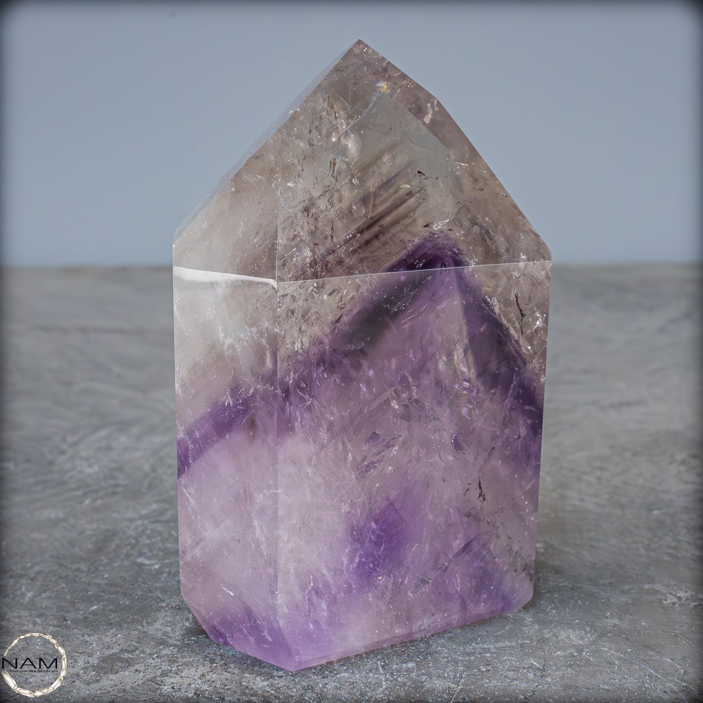 Natürliche, Sehr Seltene Amethyst-Kristall Spitze, Brasilien - 673,35g