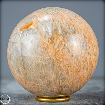 Natürlicher Pfirsich-Mondstein Kristall-Kugel - 1622,93g - 110mm