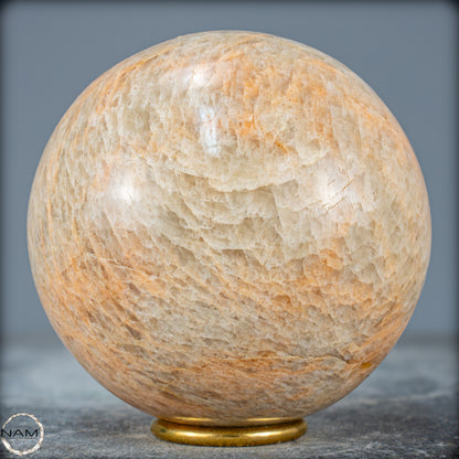 Natürlicher Pfirsich-Mondstein Kristall-Kugel - 1622,93g - 110mm