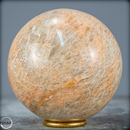 Natürlicher Pfirsich-Mondstein Kristall-Kugel - 1622,93g - 110mm