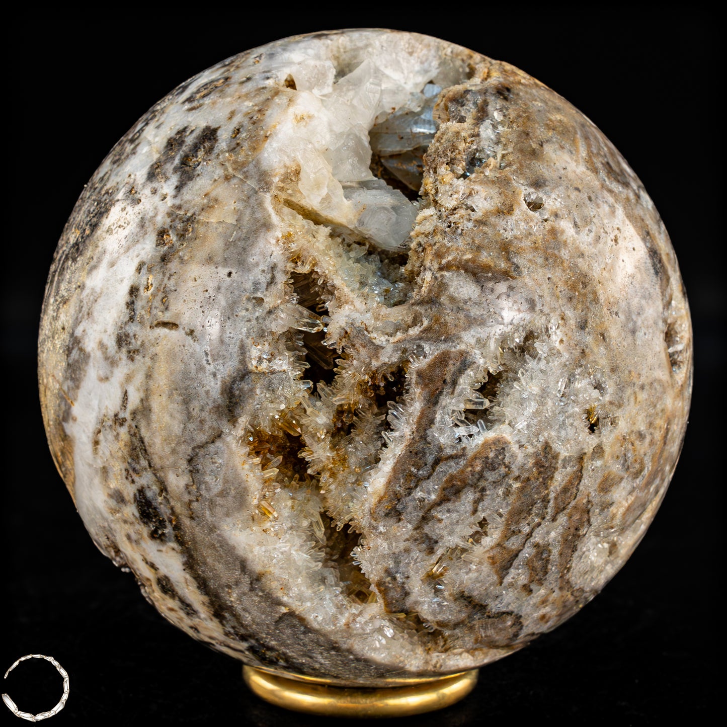 Nadelquarz-Kugel aus Indonesien – 1503,05g