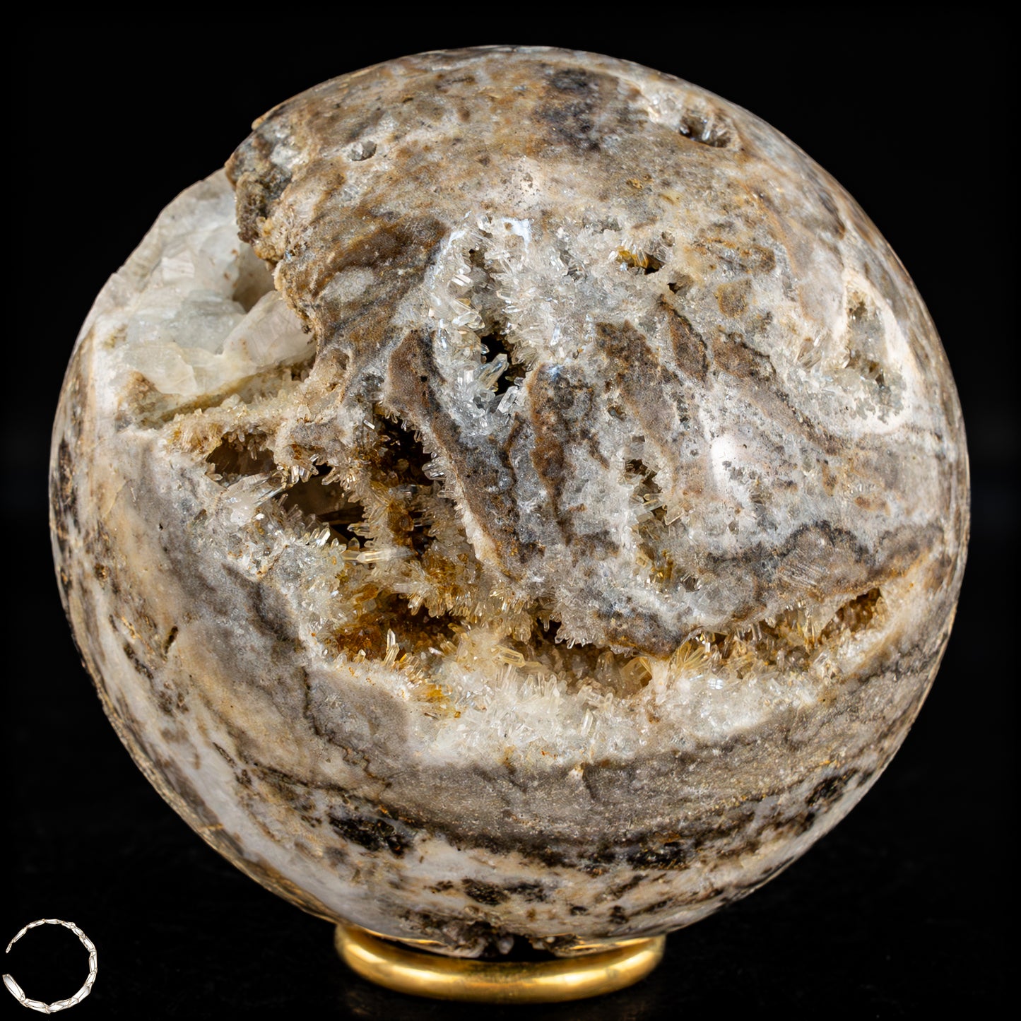 Nadelquarz-Kugel aus Indonesien – 1503,05g