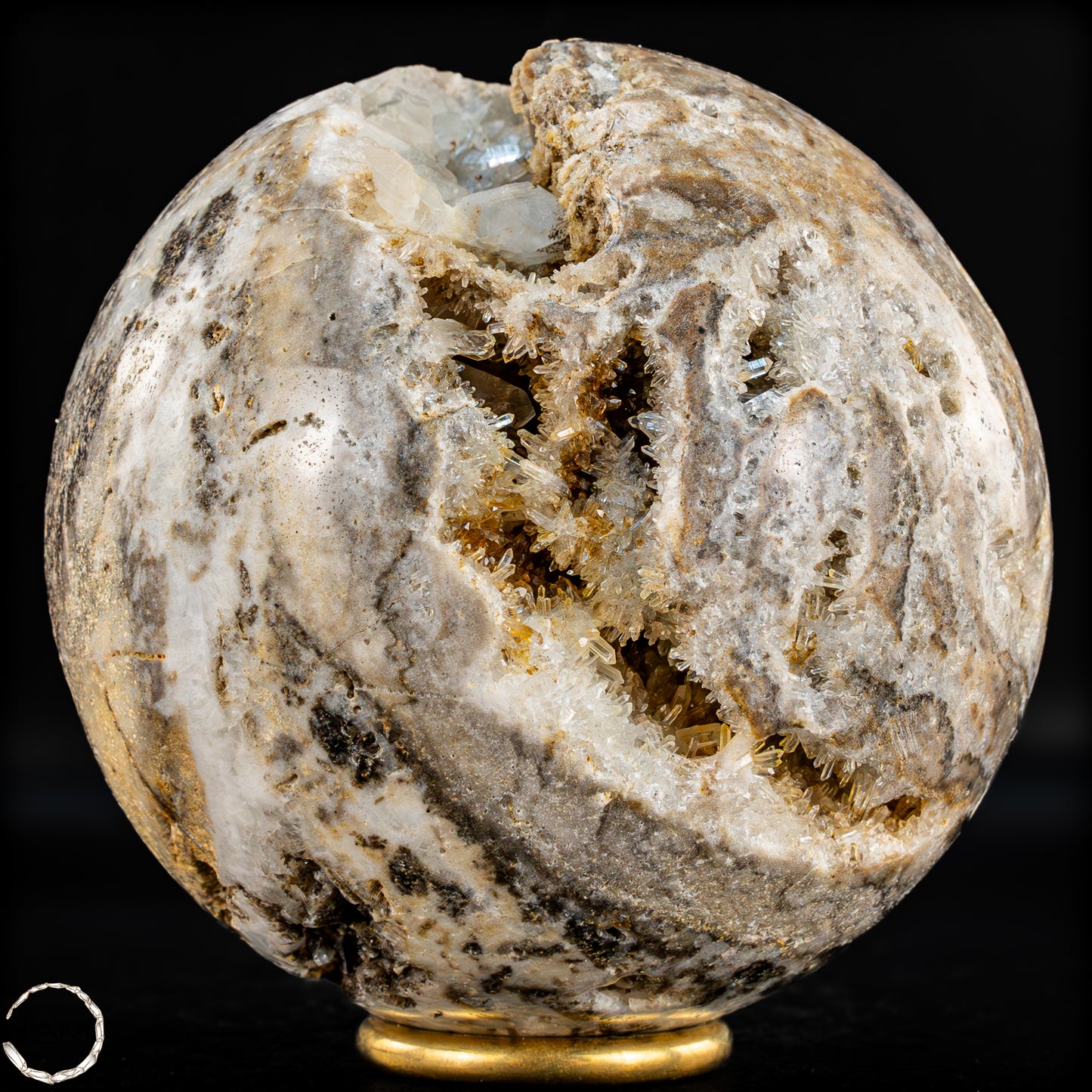 Nadelquarz-Kugel aus Indonesien – 1503,05g