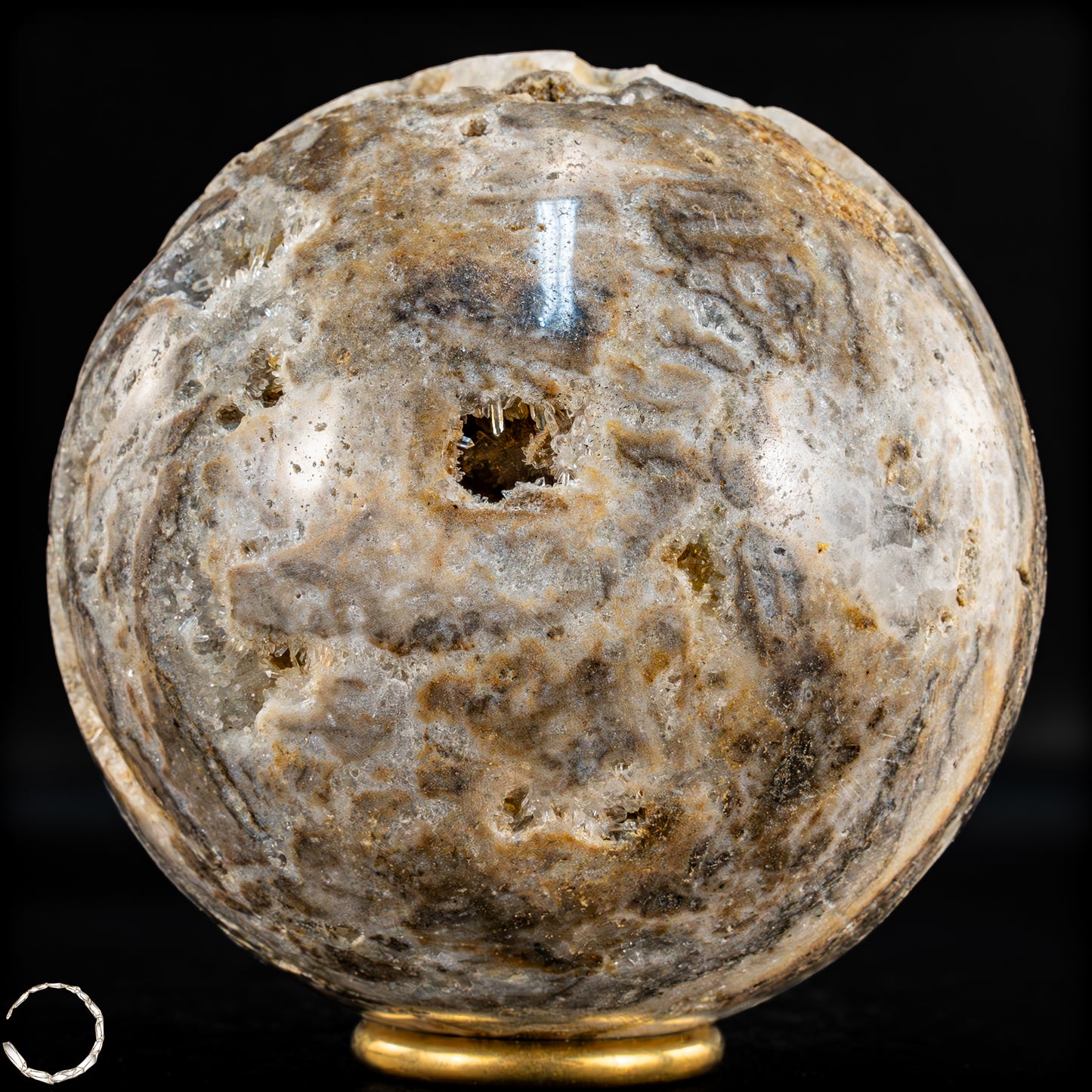 Nadelquarz-Kugel aus Indonesien – 1503,05g