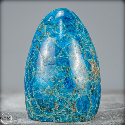 Natürliche Blaue Apatit Kristall-Freiform - 797,63g