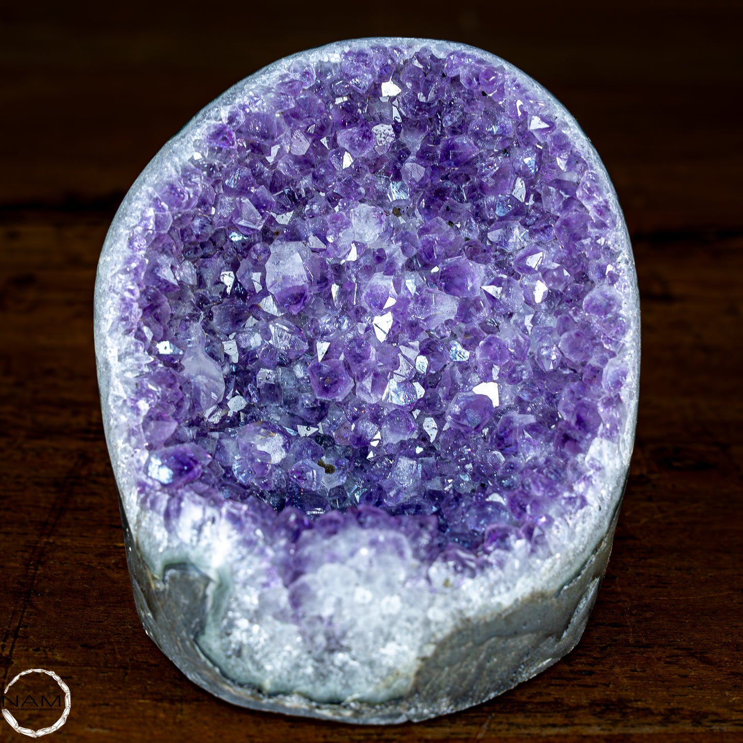 Natürliche Amethyst-Kristall Druse, Spitzenqualität - 740,12g