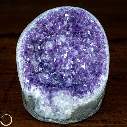 Natürliche Amethyst-Kristall Druse, Spitzenqualität - 740,12g