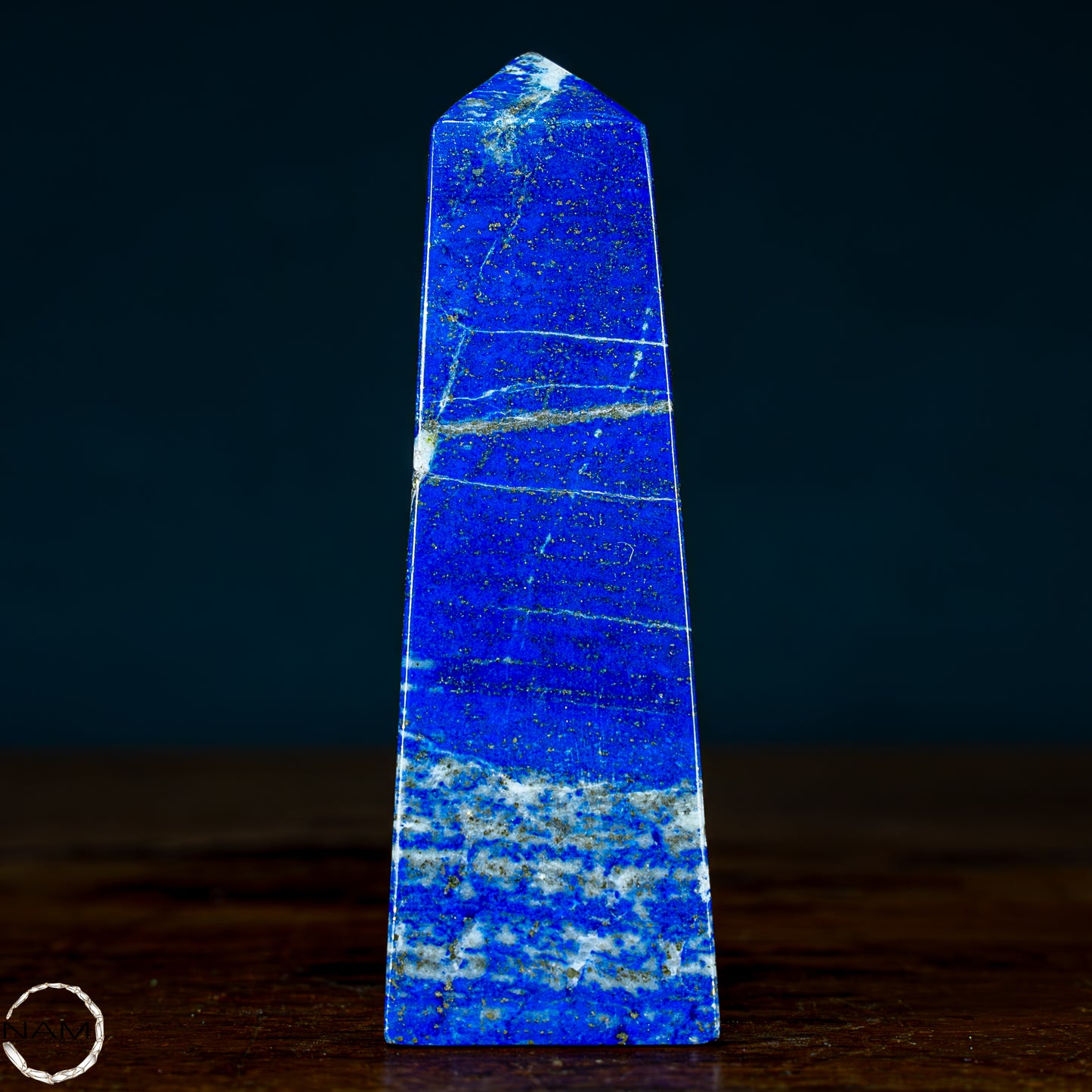 Natürlicher Königsblauer Lapislazuli Kristall-Obelisk, Spitzenqualität - 329,08g