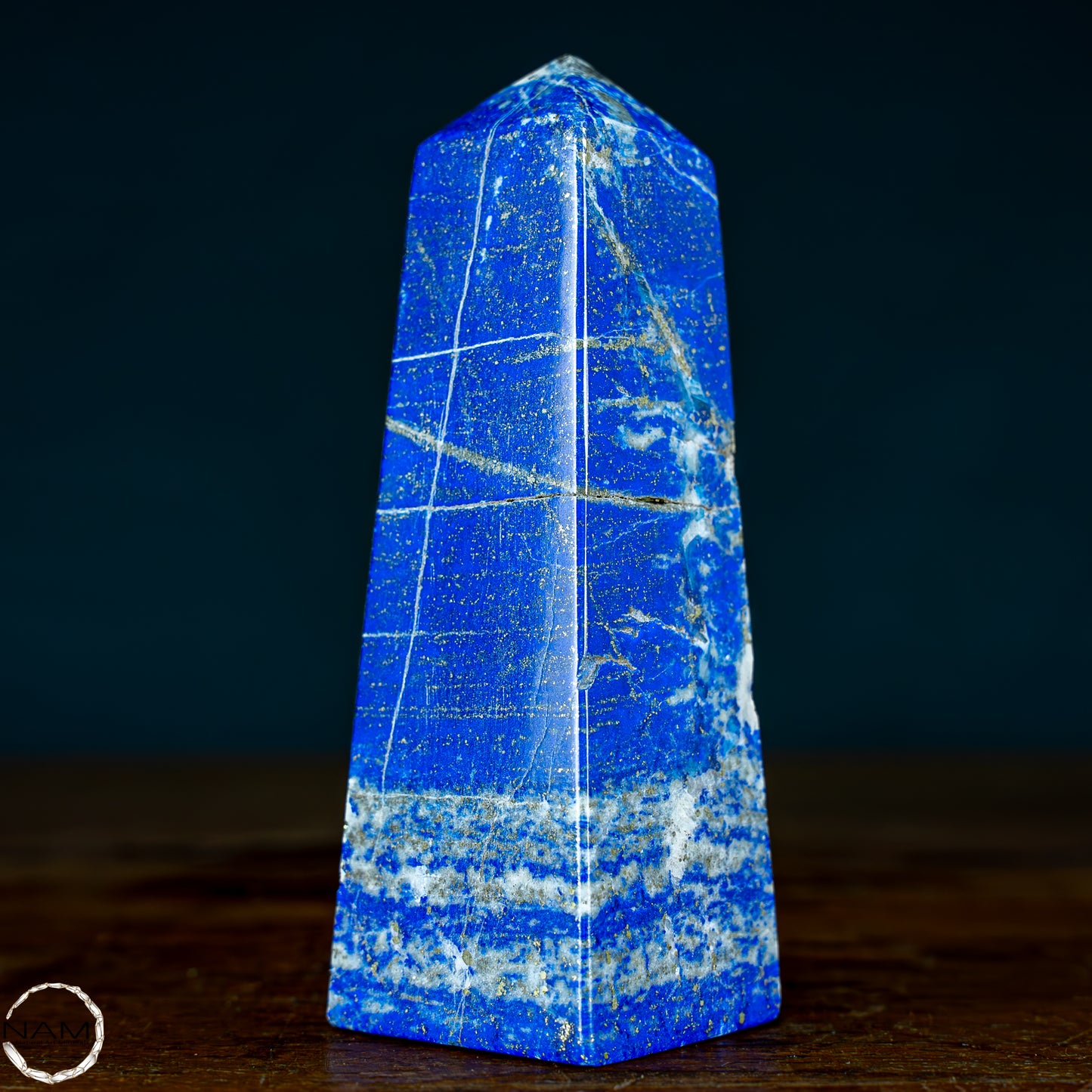 Natürlicher Königsblauer Lapislazuli Kristall-Obelisk, Spitzenqualität - 329,08g