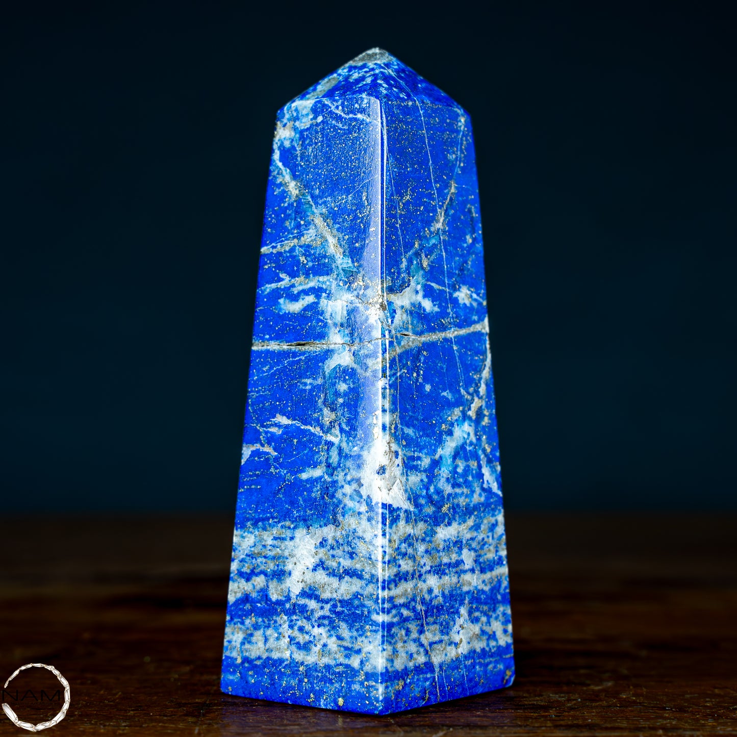 Natürlicher Königsblauer Lapislazuli Kristall-Obelisk, Spitzenqualität - 329,08g