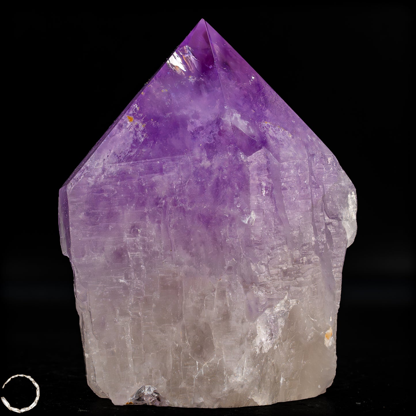 Natürliche, Sehr Seltene Amethyst-Kristall Spitze, Brasilien - 542,39g