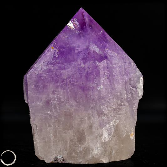 Natürliche, Sehr Seltene Amethyst-Kristall Spitze, Brasilien - 542,39g