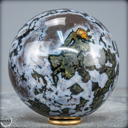 Natürliche Merlinit (Gabbro) Kristallkugel - 1119,38g - 91mm