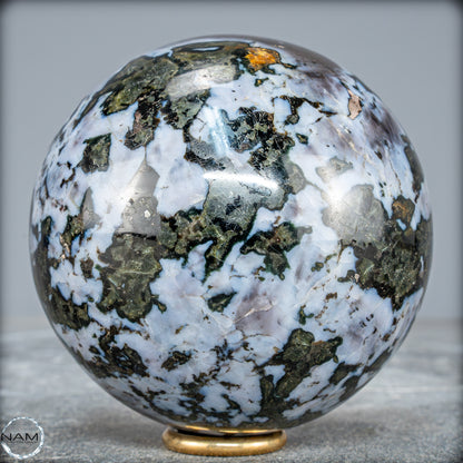 Natürliche Merlinit (Gabbro) Kristallkugel - 1119,38g - 91mm