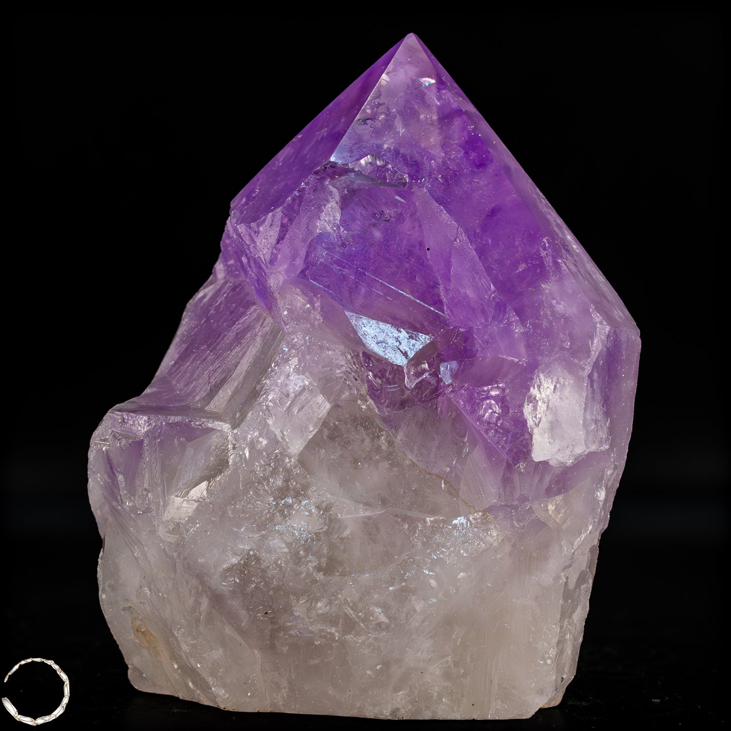 Natürliche, Sehr Seltene Amethyst-Kristall Spitze, Brasilien - 542,39g